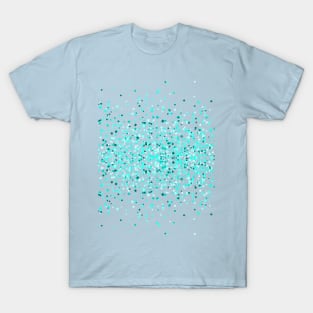 Teal Confetti Airburst T-Shirt